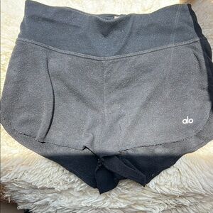 ALO Yoga Women's Charcoal Athletic Shorts